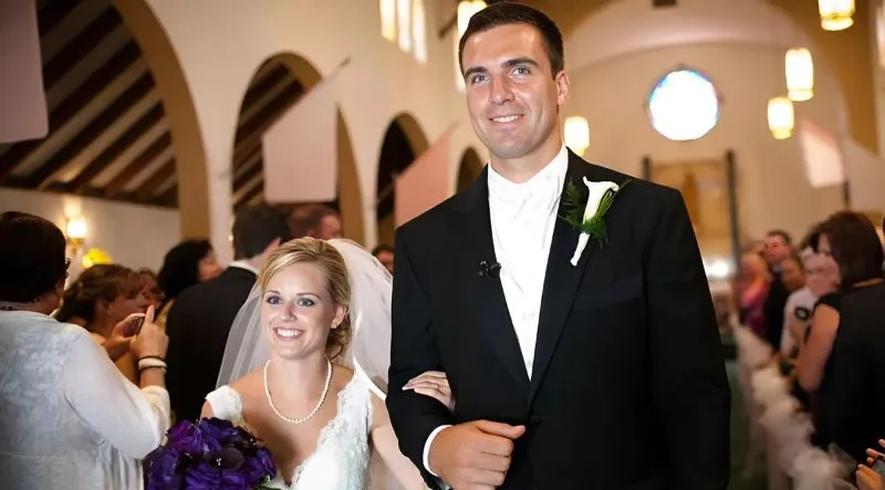 Dana Grady and Joe Flacco